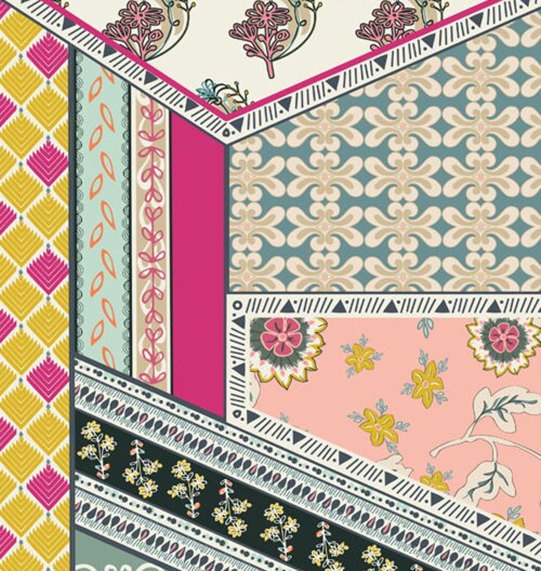 View of Indie Boheme Fabric 