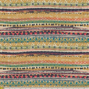 Indie Folk Fabric "Trinket Vivid" for Art Gallery Fabrics, Bohemian Fabric, 100% Cotton Fabric