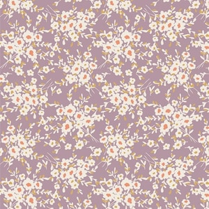 Spirited  “Calico Days Lavender” by Sharon Holland from Art Gallery Fabrics,100% Quilting Cotton Fabric by the Yard,Spring Floral Fabric