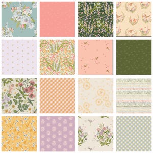 Midsummer Fat Quarter/Half Yard Bundle by Sharon Holland for Art Gallery Fabrics,16 Fat Quarters,Cotton Quilting Fabric