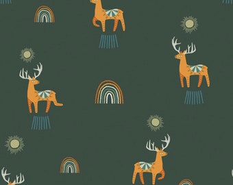 Timberline Stoff “Oh Deer” von Jessica Swift by AGF Studio for Art Gallery Fabrics, 100% Baumwolle Quilt Stoff