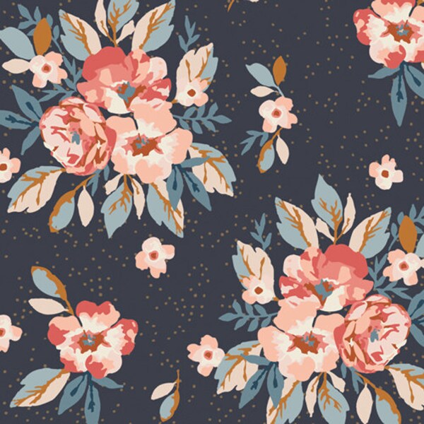 Floral Fabric, "Togertherness At Home" from Homebody by Maureen Cracknell for AGF, 100% Premium cotton fabric