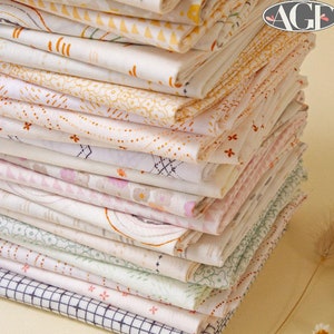 22 pcs Art Gallery Fabric Bundle “Mix the Volume” Full collection by AGF Studio, Fat quarters, Half yards, Cotton Fabric