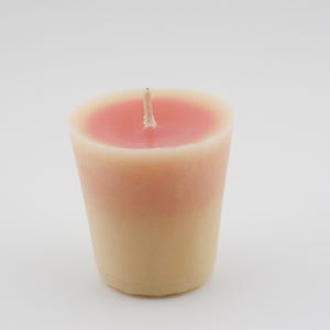 Vanilla Rose - Soycake Candle - 100% Natural Fragranced - Handmade Soy Candle Votive