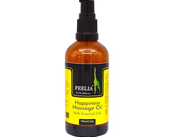 Happiness Massage Oil – Natural Essential Oil Blend (100ml)