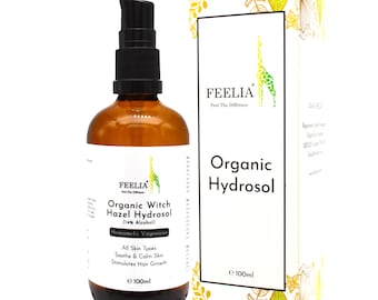 Organic Witch Hazel Hydrosol – Natural Toner, All Skin Types