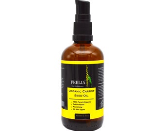 Organic Carrot Seed Oil – Cold Pressed, Skin & Hair Treatment