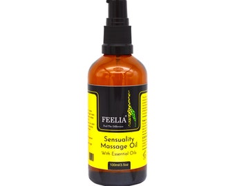 Sensuality Massage Oil – Natural Essential Oils Blend (100ml)