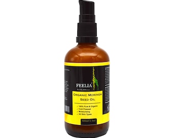 Organic Moringa Seed Oil – Cold Pressed, Moisturizing Skincare (100ml)