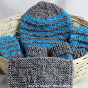 Blue & Grey baby boy bundle large hamper set 3-6 months