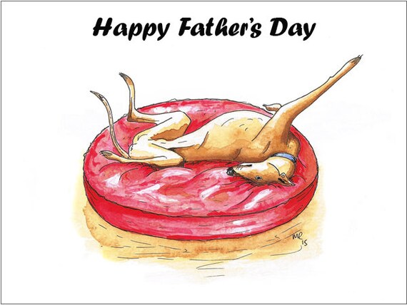 Mothers Day Card Greyhound Whippet Lurcher Italian Gift CUSTOM TEXT Gifts