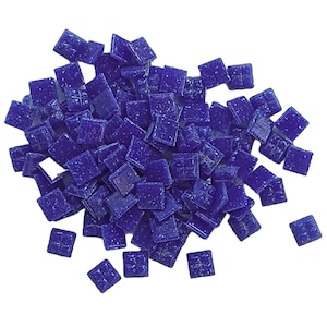 Blue Vitreous Glass mosaic tiles 10*10 for Craft and Art Decoration