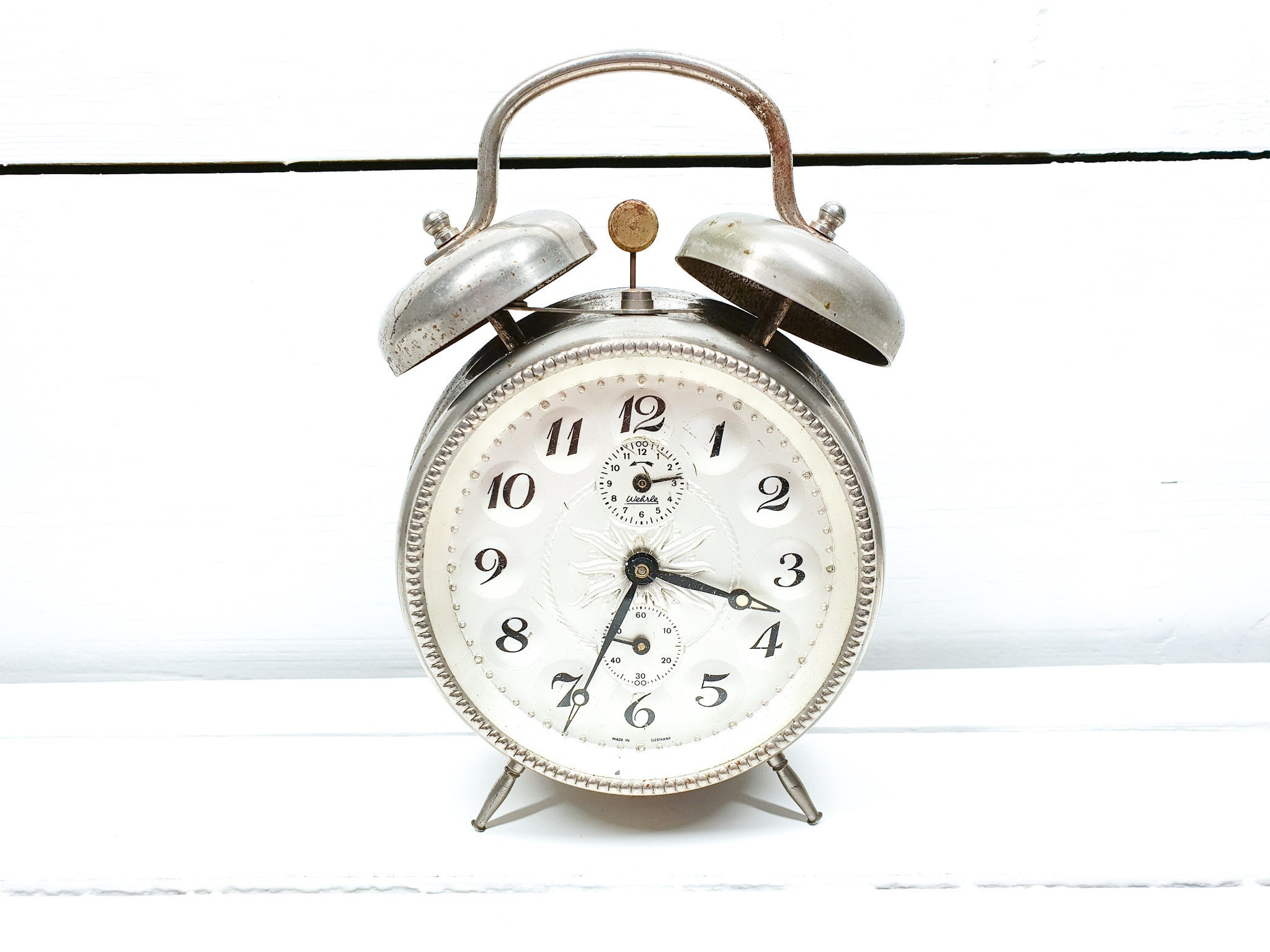 サルサパリラ 飛行機 デスククロック アールデコ 置き時計 シルバー サルサパリラ 飛行機 デスククロック アールデコ 置き時計 シルバー