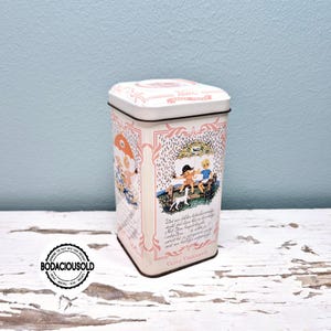 Vintage Venz chocolate sprinkles tin 1978 | Retro Dutch metal storage tin | Rare kitchen decor collectible
