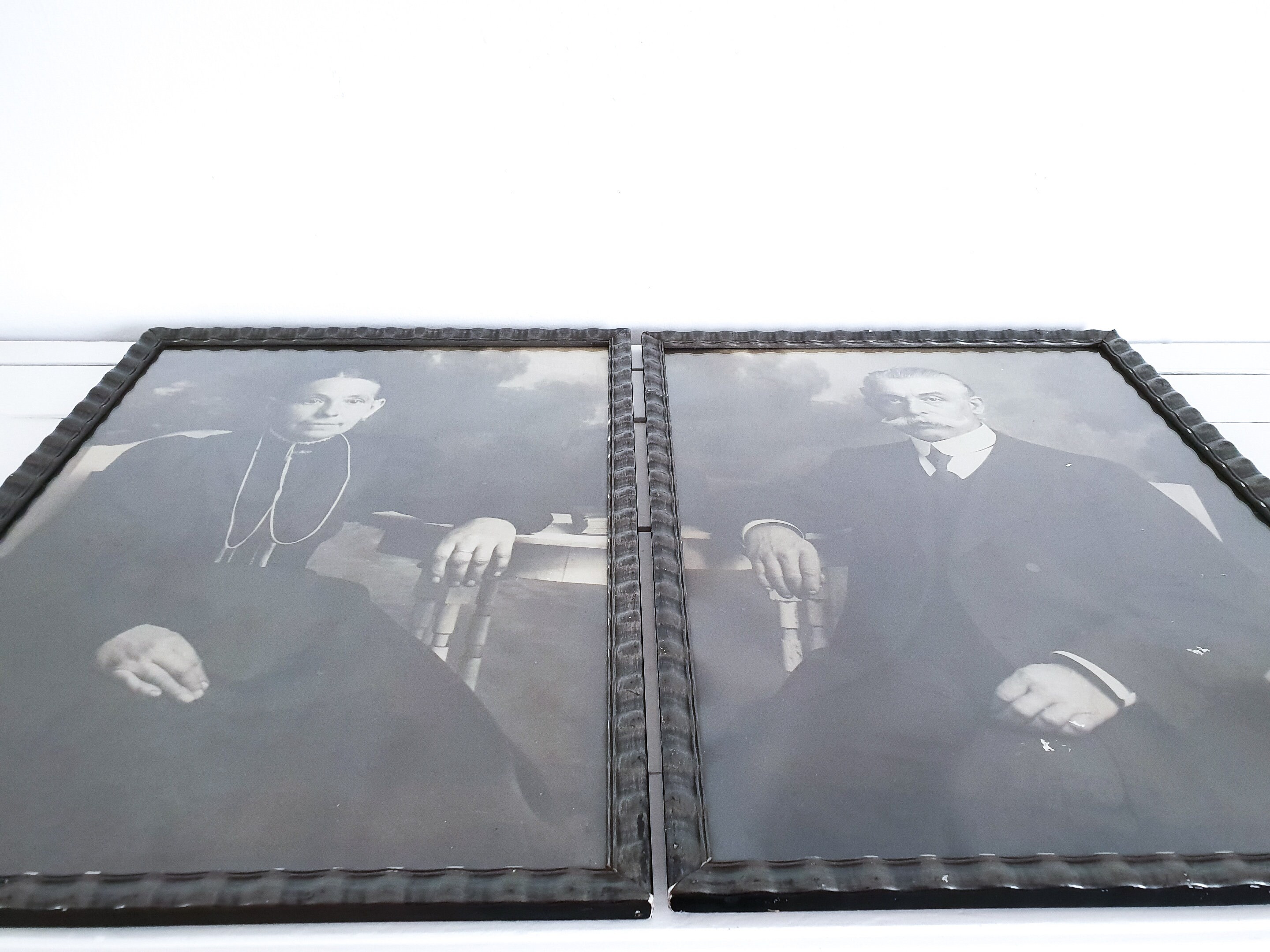 Vintage Black And White Photography Framed Set Old Black And