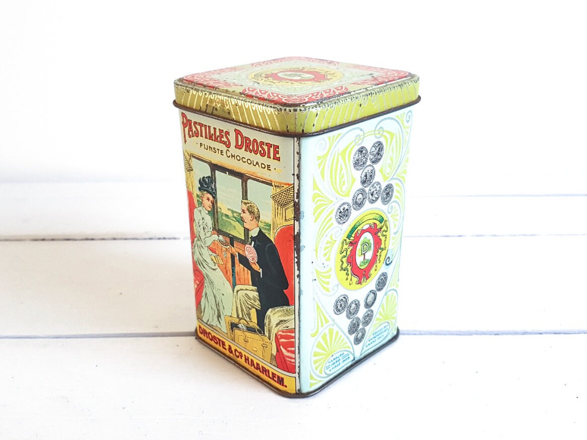 Old Dutch tin * vintage storage container * kitchen storage * vintage