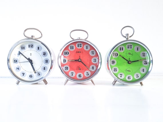 Vintage Alarm Clock Hema Old Decorative, Retro Alarm Clocks