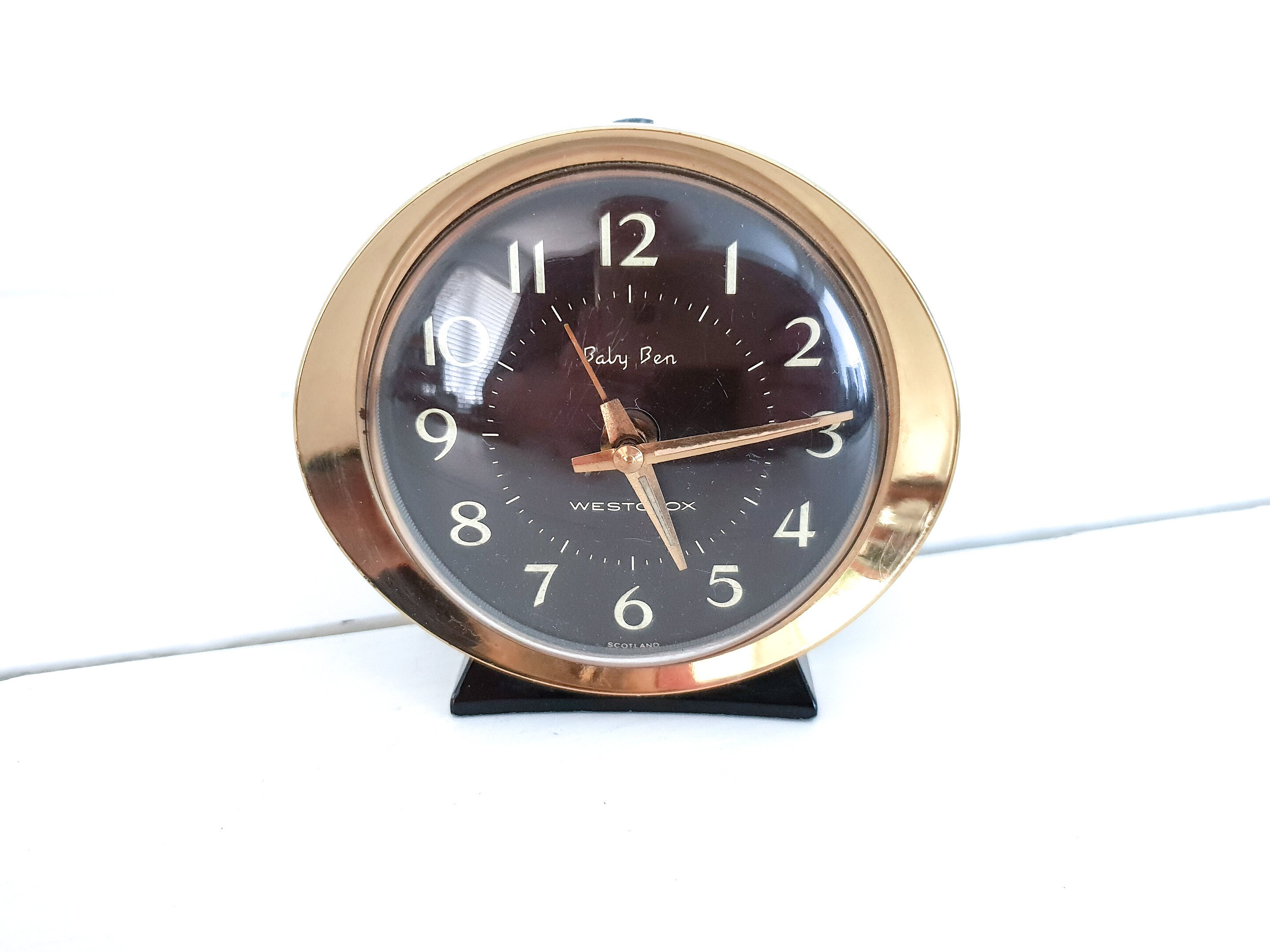 Vintage Baby Ben Westclox alarm clock • windup clock ...
