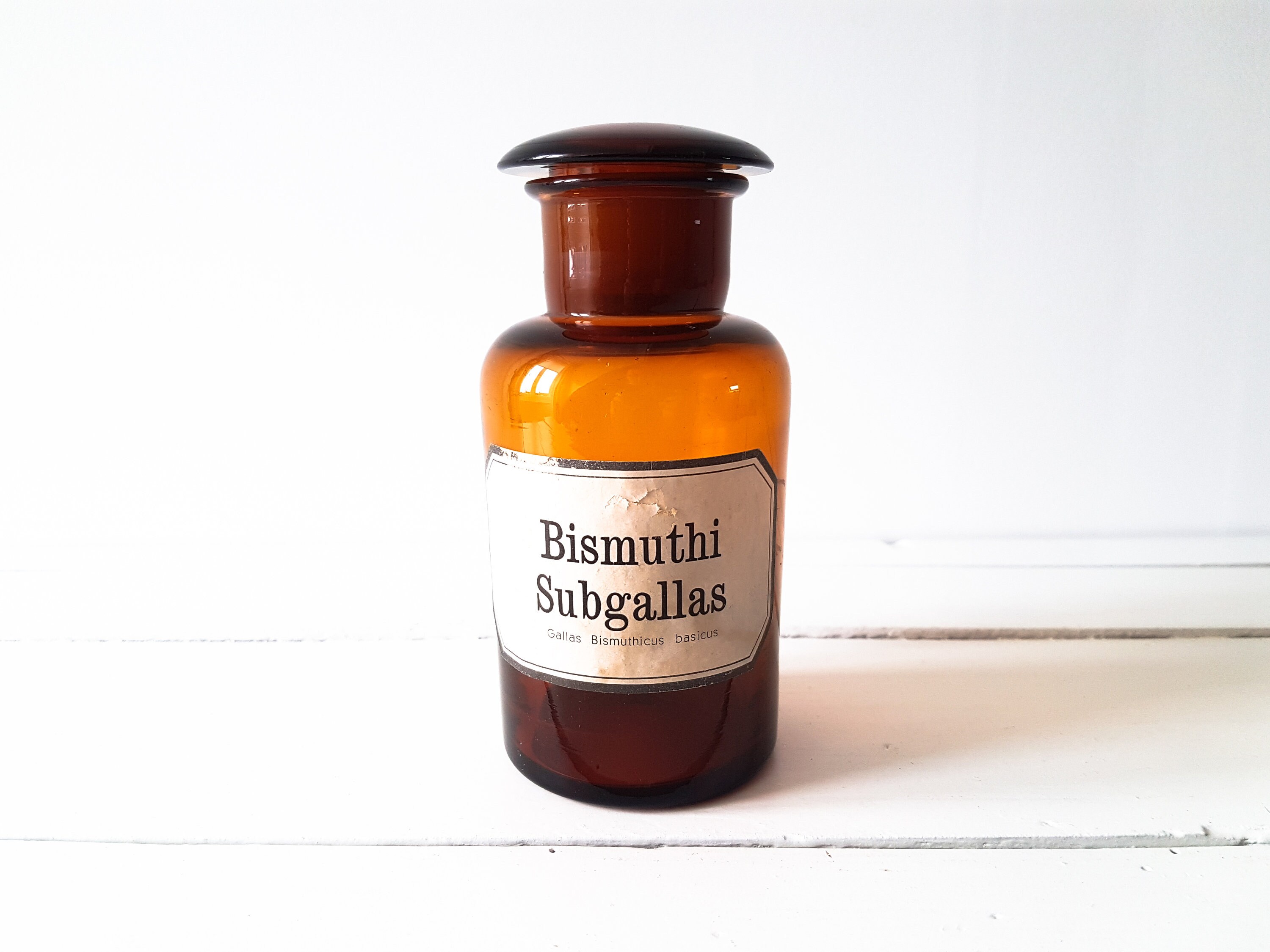 Vintage Apothecary Jar Medicine Pharmaceutical Bottle Medical
