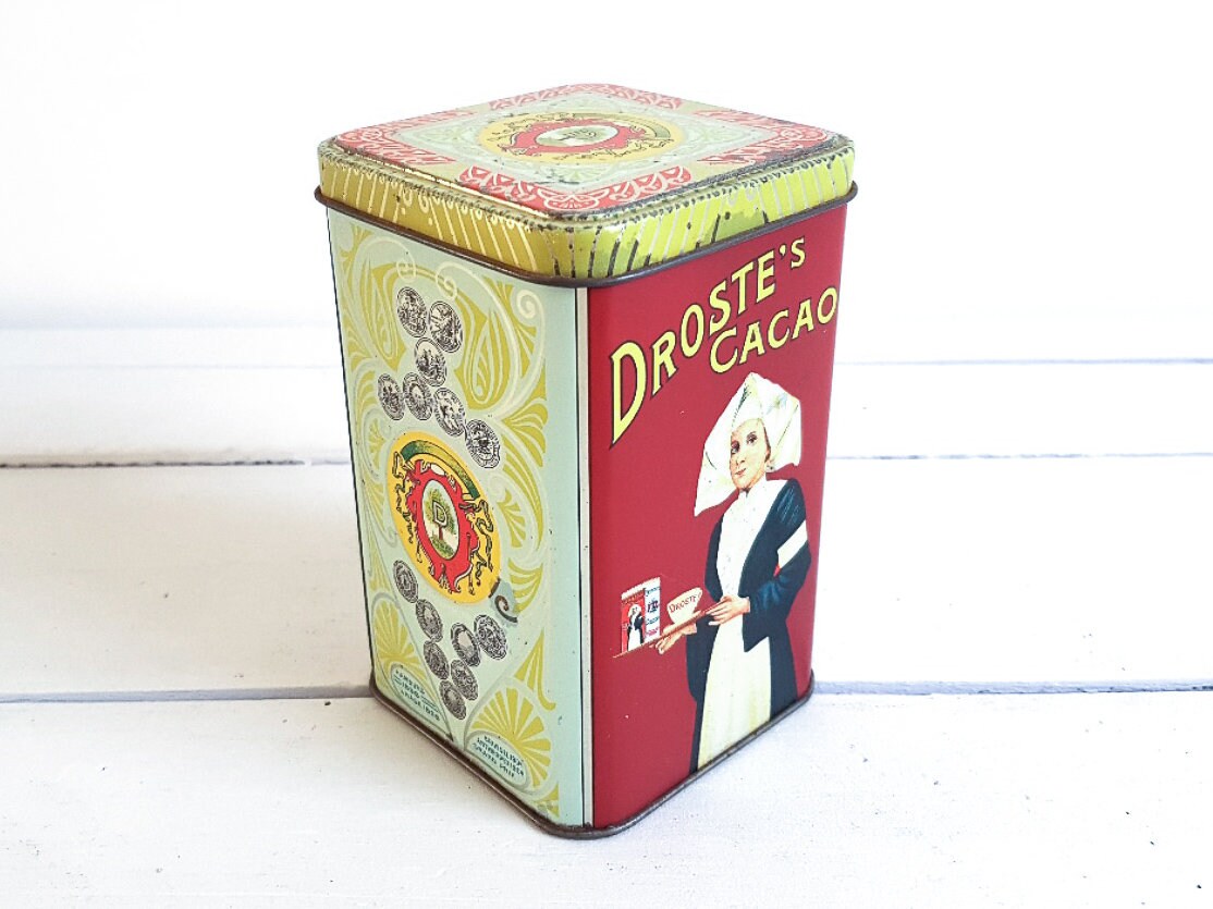 Old Dutch tin * vintage storage container * kitchen storage * vintage
