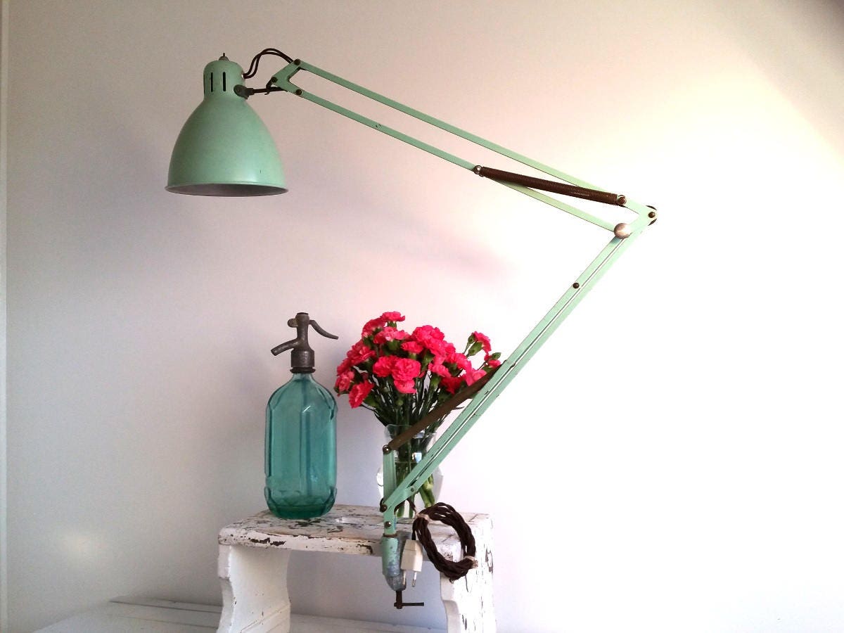 Vintage Industrial Office Light Industrial Desk Lamp Old Factory Lamp