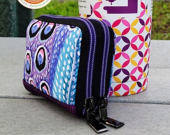 Zara Double Zip Mini  Accordion Wallet - PDF Sewing Pattern - RLR Creations