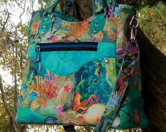 Emilina Handbag with Internal Zipper Pocket Divider PDF Pattern  -  RLR Creations