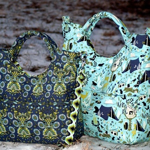 The City Tote in a Daytripper und Alltagsgröße Tote Bag PDF Schnittmuster RLR Creations