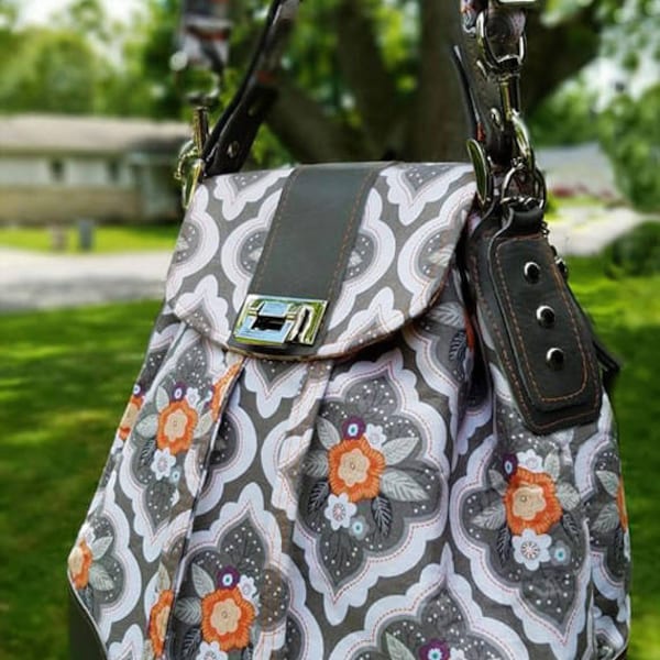 Trenta Bucket Bag PDF-Nähtaschenmuster – umwandelbare Schulter, Umhängetasche, Rucksack – RLR Creations