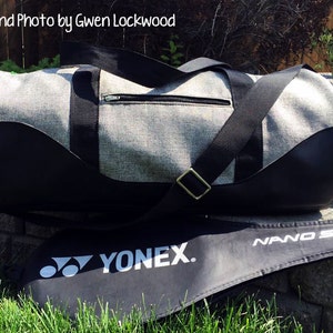 The Chase Duffle Sporttasche Reisetasche mit einem separaten Reißverschluss Offene Schuhtasche - PDF-Muster enthält 3 Größen RLR Creations