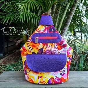 Nova Sling Bag – Hobo Style Sling Bag - PDF Sewing Pattern - RLR Creations