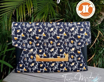 The Mexi Envelope Clutch-  Origami Envelope Inspired Silhouette- PDF Pattern  -  RLR Creations