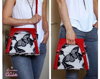 Alyssia Clutch Shoulder Bag Crossbody Bag Pattern - PDF Bag Sewing Pattern Pattern RLR Creations