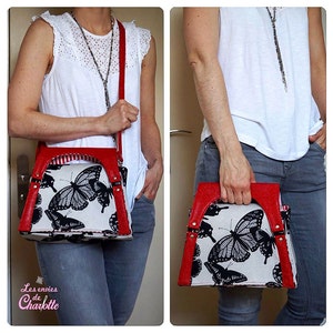 Alyssia Clutch Shoulder Bag Crossbody Bag Pattern - PDF Bag Sewing Pattern Pattern RLR Creations