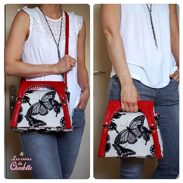 Alyssia Clutch Shoulder Bag Crossbody Bag Pattern - PDF Bag Sewing Pattern Pattern RLR Creations