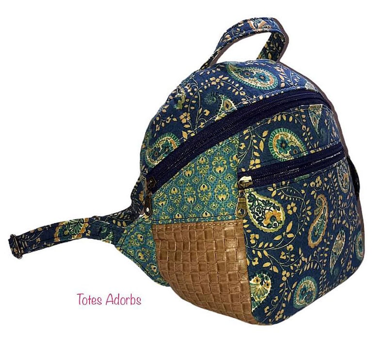 Peregrina Crosspack Backpack to Crossbody Bag PDF Sewing Pattern RLR Creations image 9