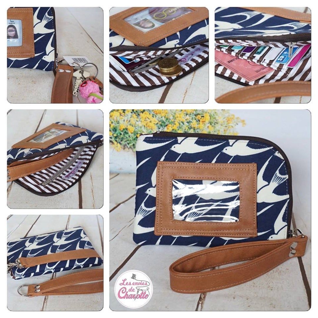 Clara Companion Phone Wallet Wristlet Pdf Sewing Pattern RLR