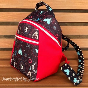 Peregrina Crosspack Backpack to Crossbody Bag PDF Sewing Pattern RLR Creations image 10