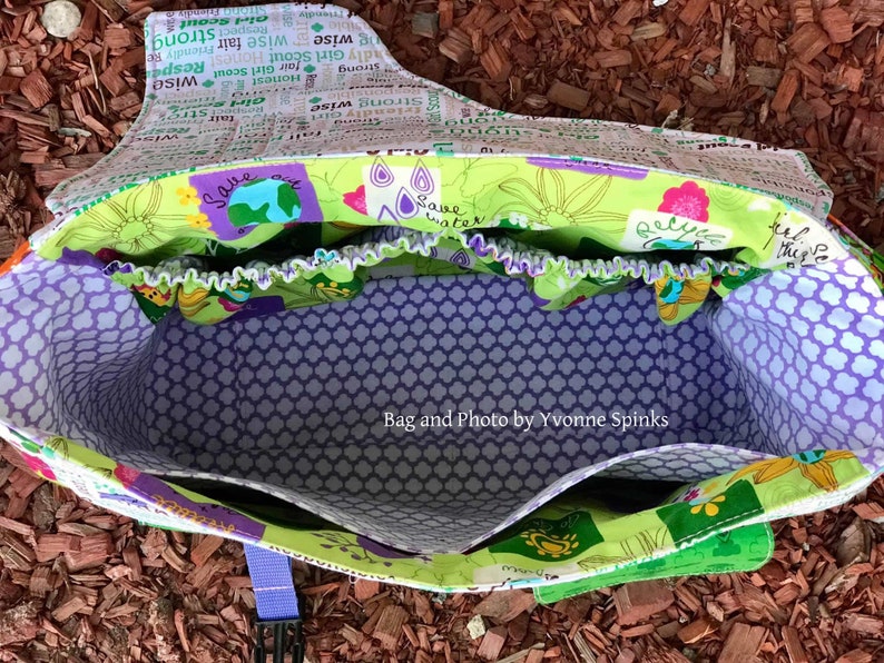 Urban Messenger Bag and Daddy Diaper Bag Now Includes 2 SIZES PDF Sewing Bag Pattern RLR Creations image 10