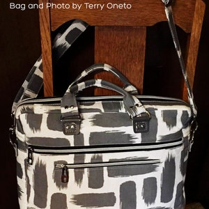 Percival Laptop Top Briefcase Bag Work/Travel Bag PDF Pattern RLR Creations image 9