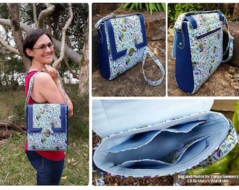 Juno Sling Purse ~ Crossbody Bag PDF Sewing Bag Pattern RLR Creations