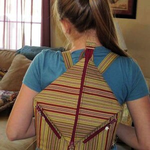 Andrea's Rucksack Bag PDF Sewing Bag Pattern- Pattern includes 2 sizes RLR Creations image 3