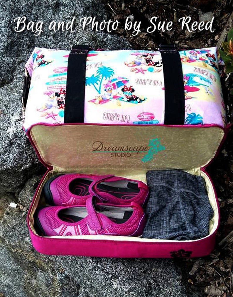 Xanadu Traveler PDF Sewing Bag Pattern Includes 2 Sizes and 2 Options RLR Creations image 4