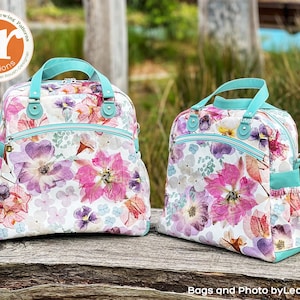 The Wayfarer 2 Traveler Totes - 2 Grössen inklusive - Travel Tote Bag PDF Schnittmuster - RLR Creations