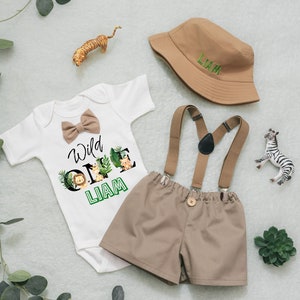 Jungle Birthday Shirt, Safari Birthday Baby Boy, First Birthday Boy Safari Birthday Outfit, Safari 1st Birthday Outfit, Baby Safari Outfit