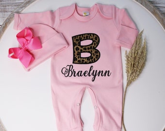 Baby Girl Coming Home Outfit Baby Girl Clothes Personalized Baby Girl Gift Personalized Baby Girl Outfit Newborn Girl Clothes Newborn Hat