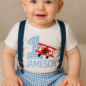 Airplane Birthday Shirt, Boy Birthday Outfit, Boys Birthday Shirts, Airplane Birthday Outfit, Airplane Birthday T-Shirt, Boy Airplane Shirts