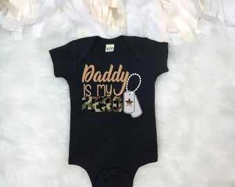 ARMY STRONG One piece Body Suit Great Baby Shower Gift