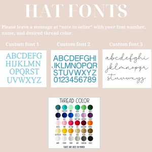 a set of three different font and numbers