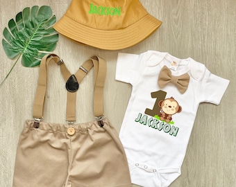 Safari Birthday, Safari Outfit, 1st Birthday Outfit, Jungle SafariBirthday Shirts, Jungle 1st Birthday Outfit, Monkey Shirts, Animal Shirts